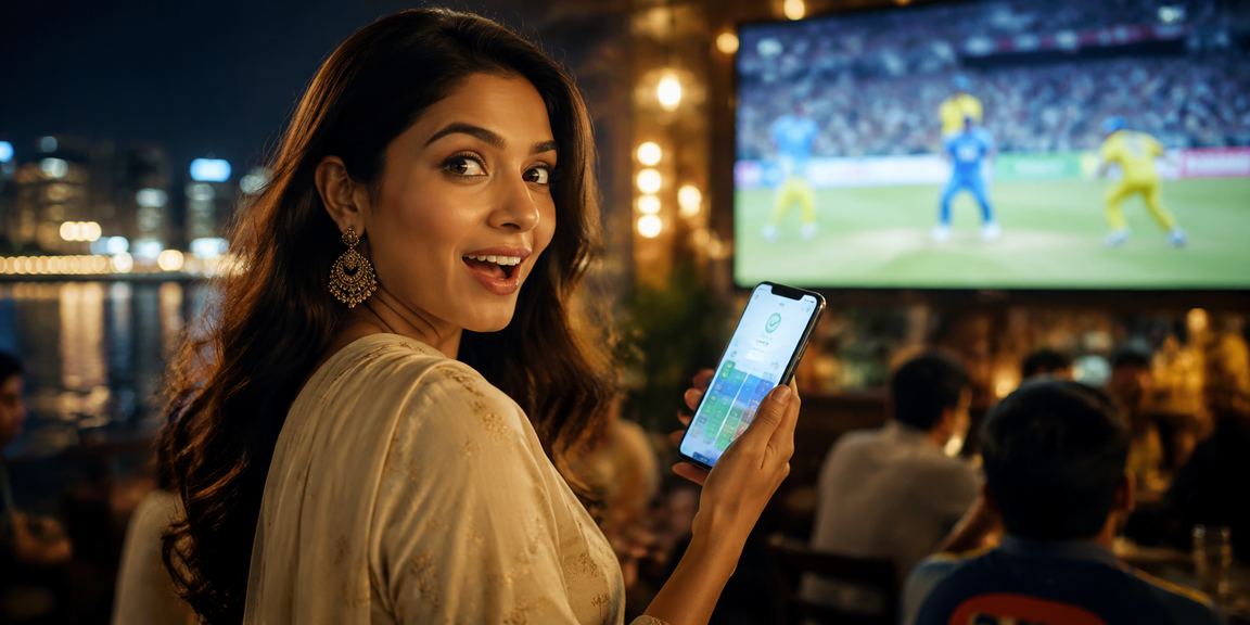 Indian cricket match alongside betting overview